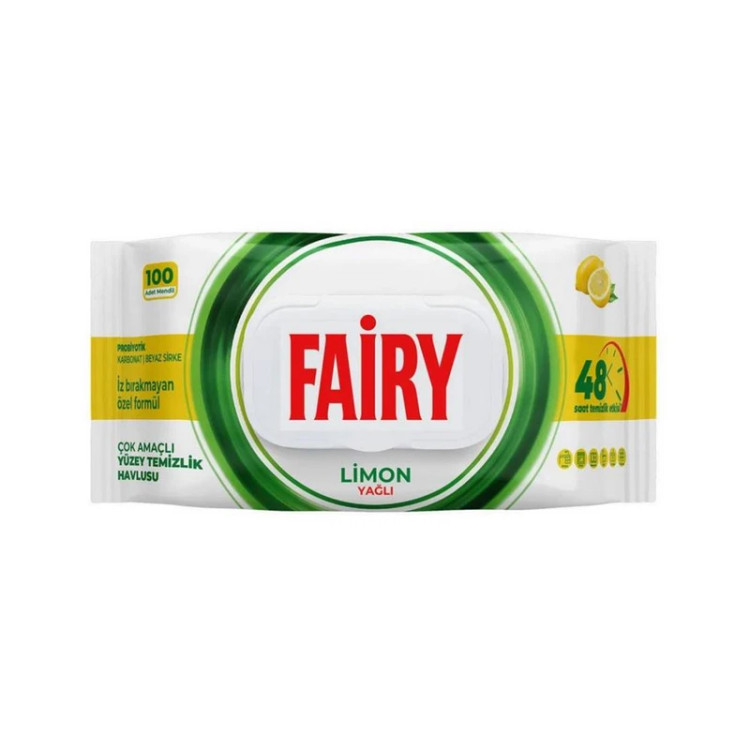 تصویر دستمال مرطوب سطوح فیری Fairy