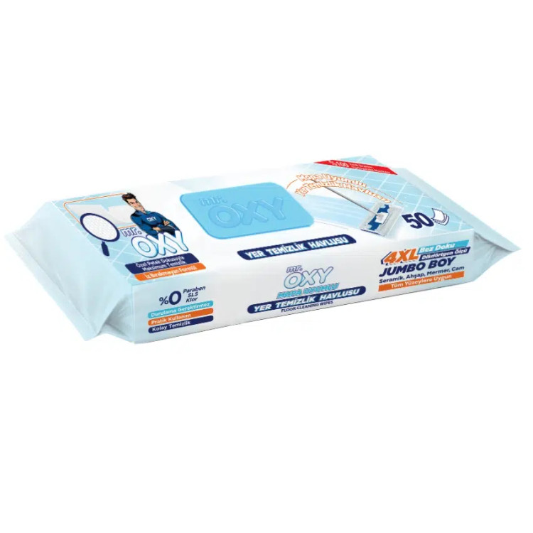 دستمال مرطوب ۵۰ عددی اوکسی
