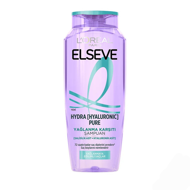 شامپو لورال موهای چرب Hydra Hyaluronic 300 میل - آبرسان مو