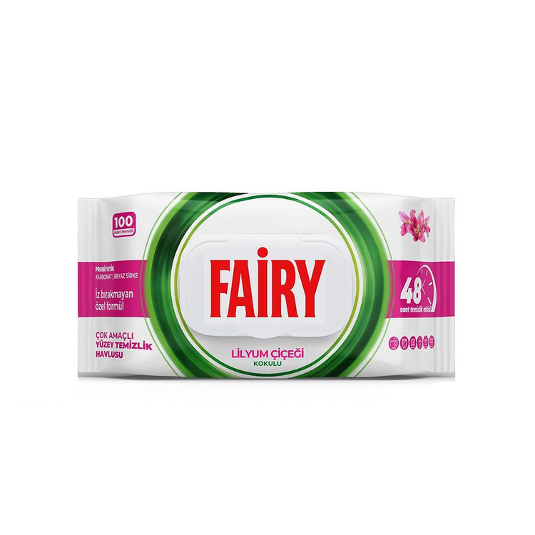 تصویر دستمال مرطوب سطوح فیری Fairy