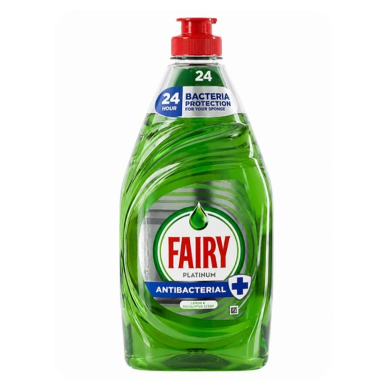 مایع ظرفشویی ضدباکتری فیری مدل Fairy Platinum Antibacterial Eucaly