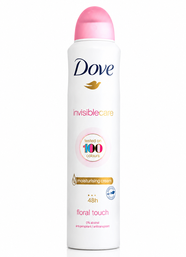 اسپری ضدتعریق داو مدل Invisible Care Floral Touch | محافظت ۴۸ ساعته بدون ایجاد لک
