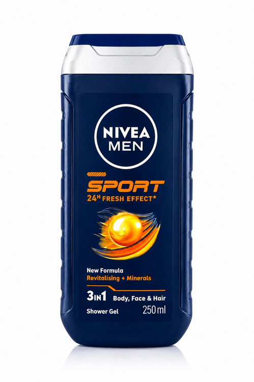شامپو بدن مردانه 3 در 1 نیوآ مدل Sport حجم 250 میلیلیتر