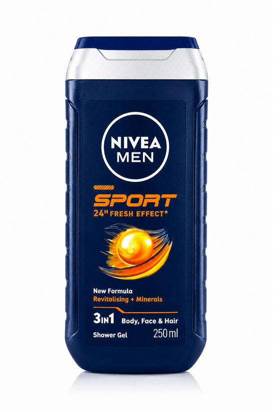شامپو بدن مردانه 3 در 1 نیوآ مدل Sport حجم 250 میلیلیتر