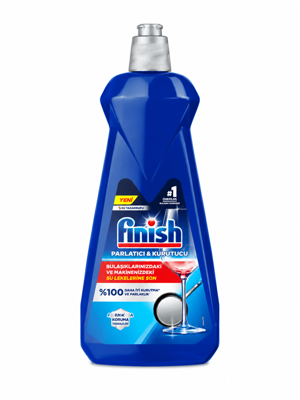 جلادهنده و خشککننده ماشین ظرفشویی 400 میلیلیتر (Finish Rinse Aid & Drying Agent 400ml)