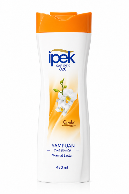 شامپو ایپک ارکیده 480 میل | مناسب موهای معمولی | Ipek Orchid Shampoo